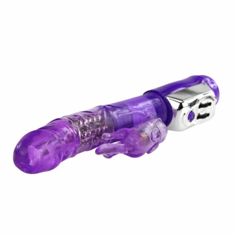 BAILE Super Sex Rabbit - wibrator rotacyjny z podwojną stymulacją 23 cm