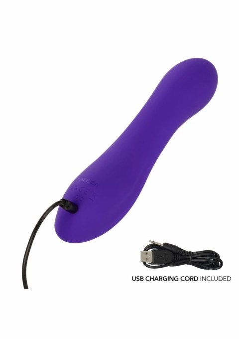 CalExotics Bend & Hold Flex Bend & Hold Triple Rumbler - wibrujący masażer 3-silnikowy, silikonowy, fioletowy