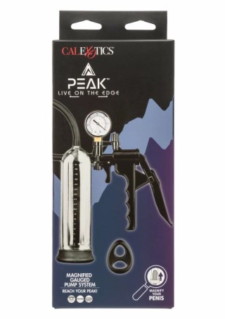 CalExotics Magnified Gauged Pump System - system z manometrem i pierścieniem silikonowym