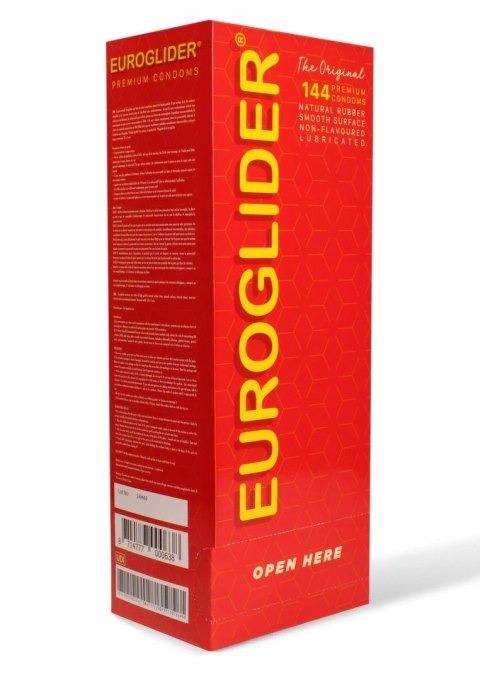 Euroglider Condoms 1008 szt. - wytrzymałe prezerwatywy lateksowe, 53 mm