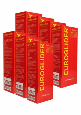 Euroglider Condoms 1008 szt. - wytrzymałe prezerwatywy lateksowe, 53 mm