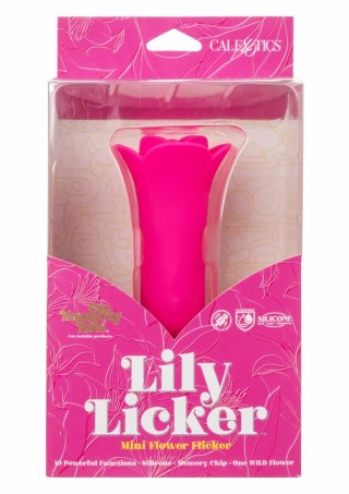 Lily Licker Mini Flower Flicker silikonowy masażer z 10 trybami, fioletowy