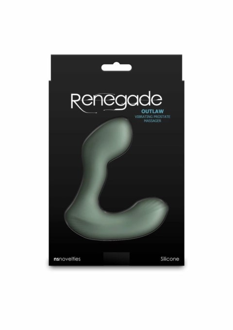 NS Novelties Renegade Outlaw Prostate Vibrator - silikonowy masażer z dwoma silnikami