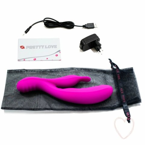 Pretty Love Bliss masażer liliowy 30 trybow, 21 cm, silikon FDA