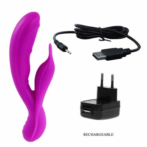 Pretty Love Bliss masażer liliowy 30 trybow, 21 cm, silikon FDA