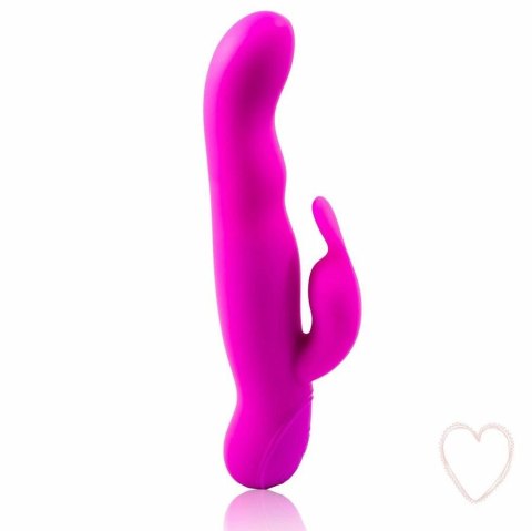 Pretty Love Hale Lilac - rotacyjny masażer silikonowy 23,1 cm USB LED