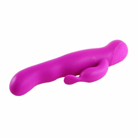 Pretty Love Hale Lilac - rotacyjny masażer silikonowy 23,1 cm USB LED