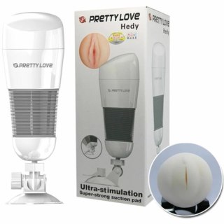 Pretty Love Hedy - kompaktowa maszyna intymna z teksturą, etui pearl