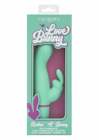 Rocking G Bunny Vibrator silikonowy, 3 silniki, wodoodporny, fioletowy