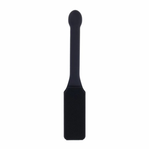 Sportsheets Edge Paddle silikonowy czarny - elastyczny model z teksturą