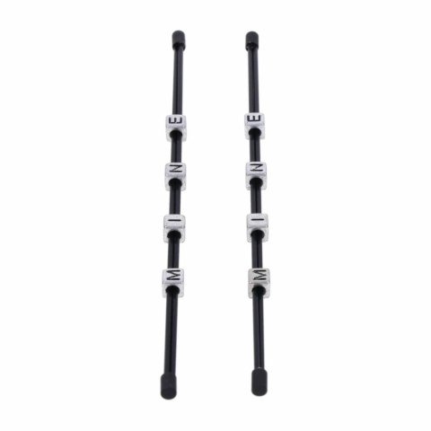 Sportsheets Edge Pinching Rods czarne - regulowane pręty do precyzyjnej kontroli