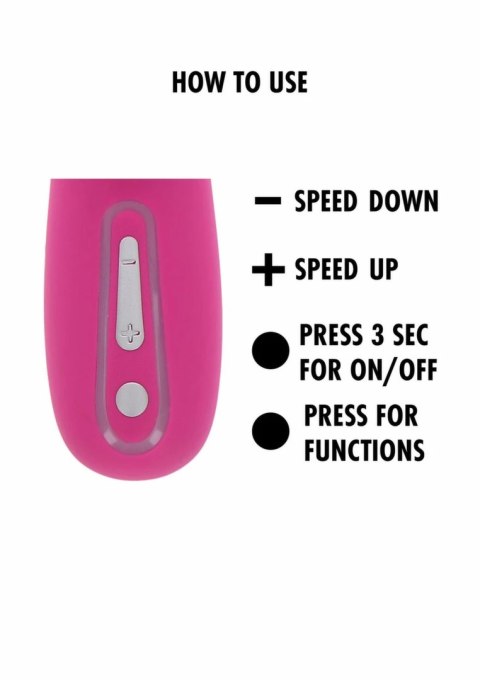 TOYJOY Fabulous Butterfly Vibrator silikonowy, 7 trybow, USB, fioletowy