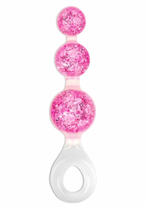 ToyJoy Crystal Trio Medium - anatomiczna zatyczka silikonowa z kryształkami