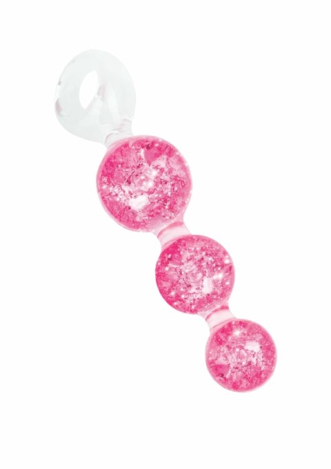 ToyJoy Crystal Trio Medium - anatomiczna zatyczka silikonowa z kryształkami