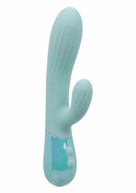 Aura Dual Ripple Vibrator silikonowy, 10 trybow, wodoodporny IPX7