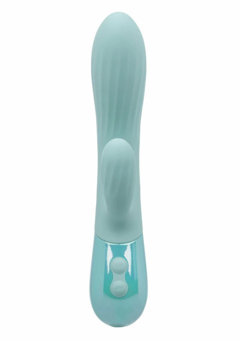 Aura Dual Ripple Vibrator silikonowy, 10 trybow, wodoodporny IPX7