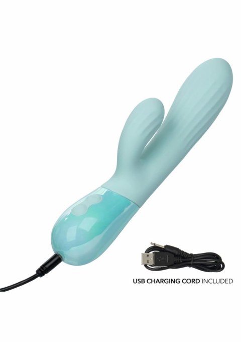 Aura Dual Ripple Vibrator silikonowy, 10 trybow, wodoodporny IPX7