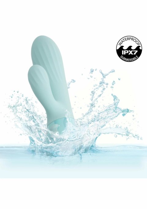 Aura Dual Ripple Vibrator silikonowy, 10 trybow, wodoodporny IPX7