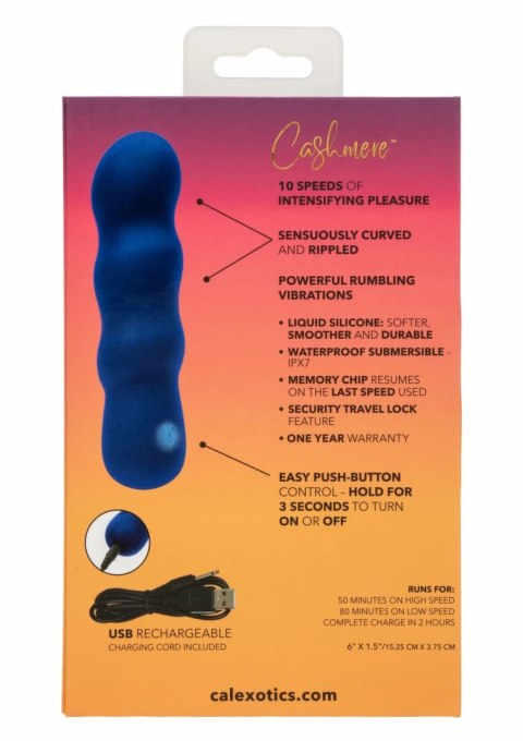 CalExotics Cashmere Satin Swirl G Vibrator - silikonowy model z 10 trybami, wodoodporny