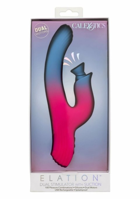 CalExotics Dual Stimulator Suction Vibrator silikonowy 2w1 USB