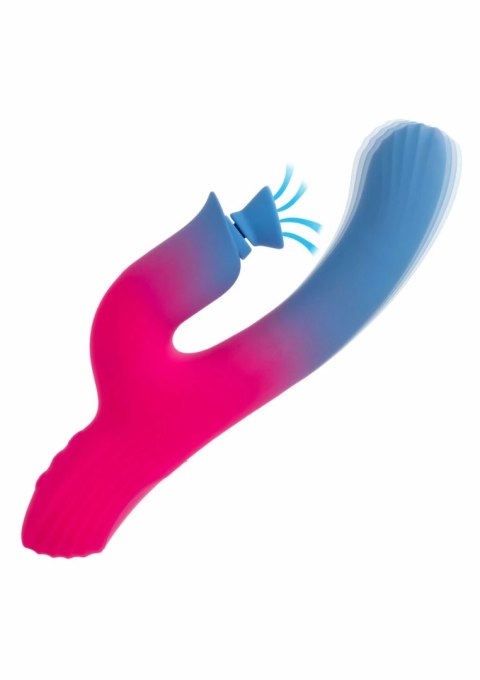 CalExotics Dual Stimulator Suction Vibrator silikonowy 2w1 USB