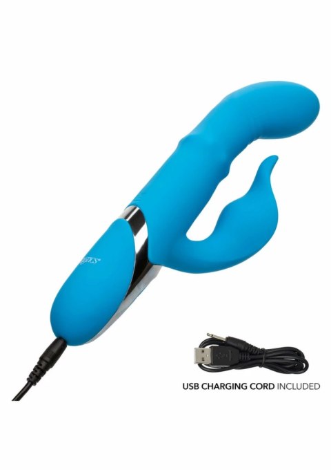 CalExotics Enchanted Beaded Power G Vibrator silikonowy, wodoodporny, fioletowy