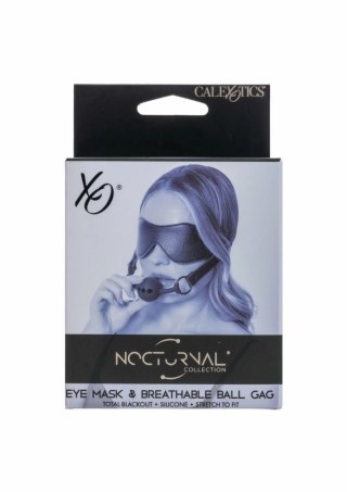 CalExotics Eye Mask & Oddychający Ustnik z Silikonu - Zestaw Komfortowy