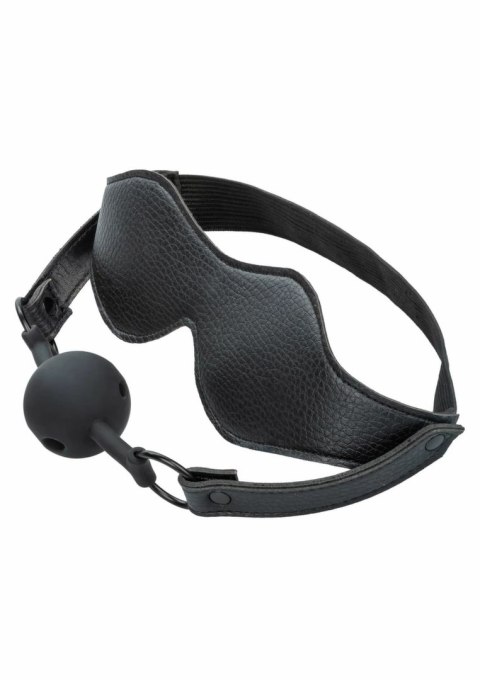 CalExotics Eye Mask & Oddychający Ustnik z Silikonu - Zestaw Komfortowy