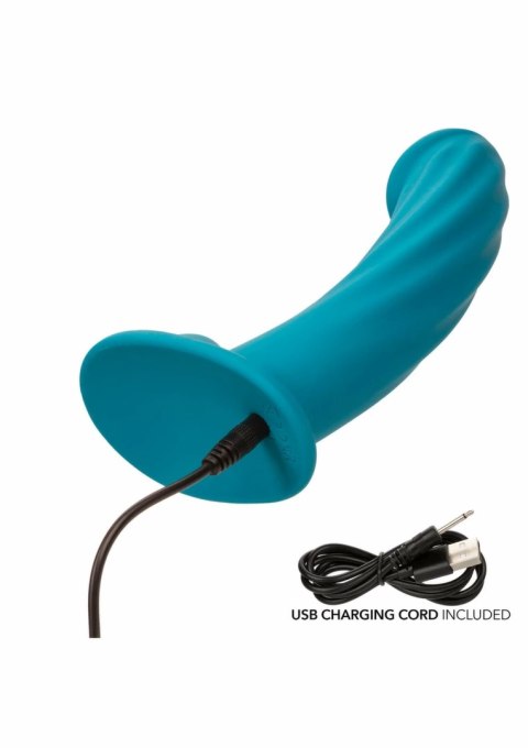 CalExotics Long Haul Vibrator silikonowy, podwojny silnik, IPX7, czarny