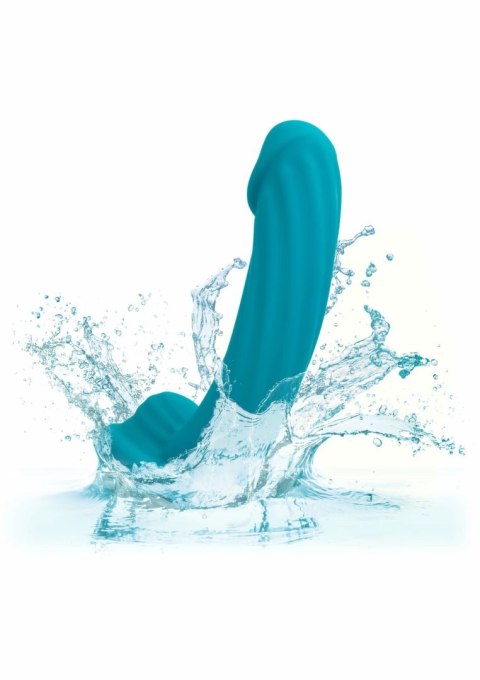 CalExotics Long Haul Vibrator silikonowy, podwojny silnik, IPX7, czarny