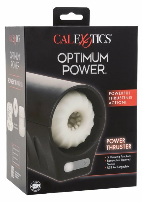 CalExotics Optimum Power Thruster maszyna intymna z funkcją ruchu i ładowaniem USB