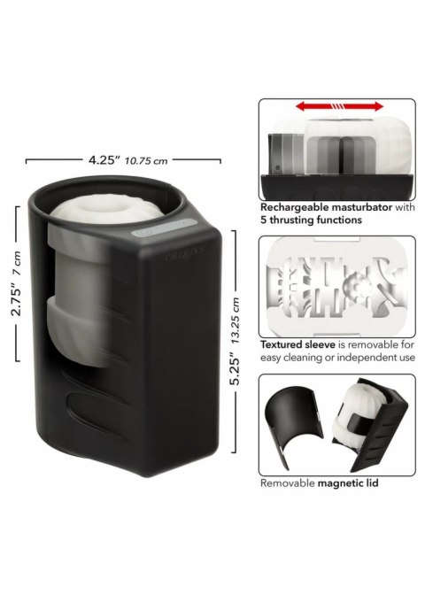 CalExotics Optimum Power Thruster maszyna intymna z funkcją ruchu i ładowaniem USB