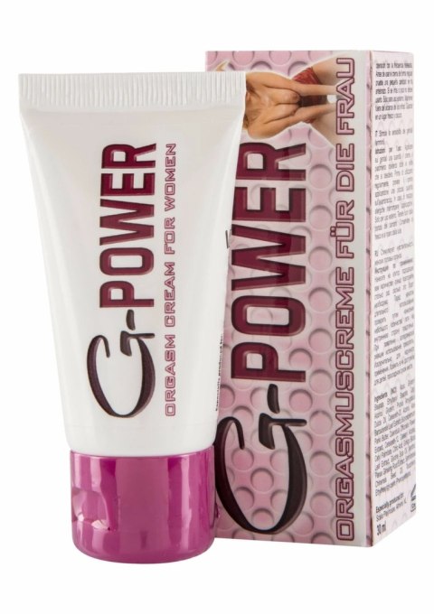 Cobeco Pharma G-Power Orgasm Cream 30 ml krem stymulujący dla kobiet naturalny skład