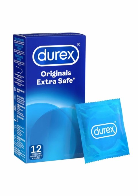 Durex Extra Safe 6 szt. prezerwatywy grubsze, dodatkowe nawilżenie 56mm