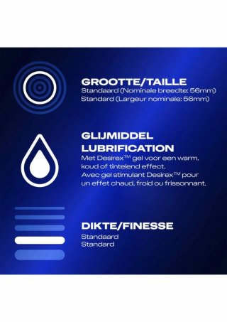 Durex Orgasm Intense 6x10 szt. prezerwatywy z wypustkami i prążkami