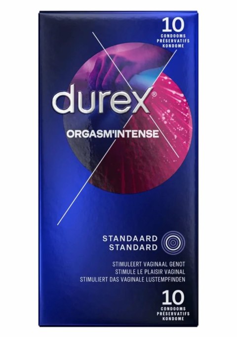 Durex Orgasm Intense 6x10 szt. prezerwatywy z wypustkami i prążkami