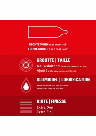 Durex Thin Feel Thin 6 x 10 ultracienkie prezerwatywy zestaw