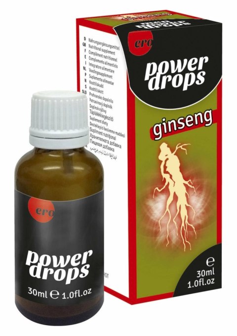 HOT Power Ginseng Drops Men 30 ml - ekstrakt żeń-szenia dla witalności