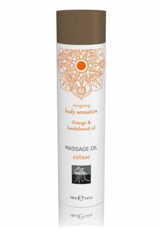 HOT Seductive Massage Oil 100 ml - naturalny olejek do masażu, bursztyn