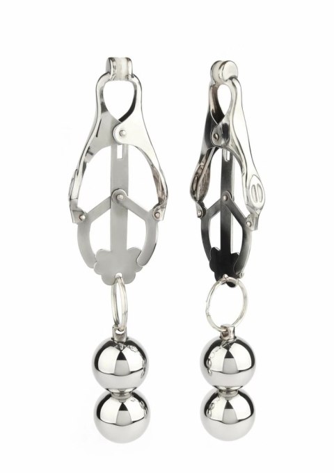 Mr. Steel Clover Nipple Clamps z obciążeniem stal nierdzewna