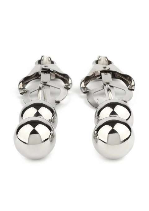 Mr. Steel Clover Nipple Clamps z obciążeniem stal nierdzewna
