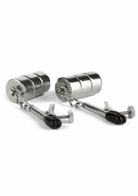Mr. Steel Nipple Clamps z obciążeniem stal nierdzewna regulowane