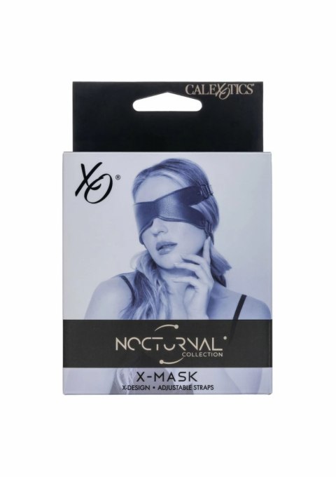 XR Brands X-Mask maska sensoryczna blackout regulowana czarna