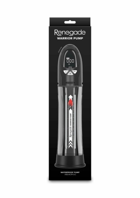 Renegade Warrior Pump - wodoodporna pompa intymna LCD 8" 4 tryby