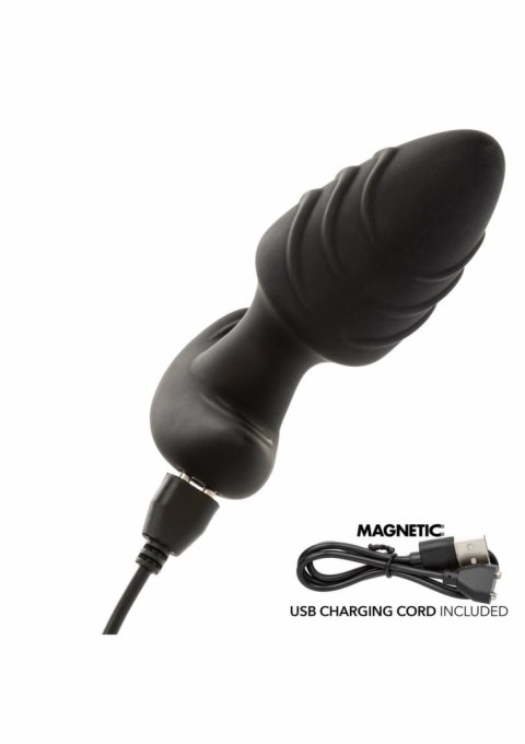 Rock Bottom Rotating and Vibrating Probe silikonowy IPX7 czarny