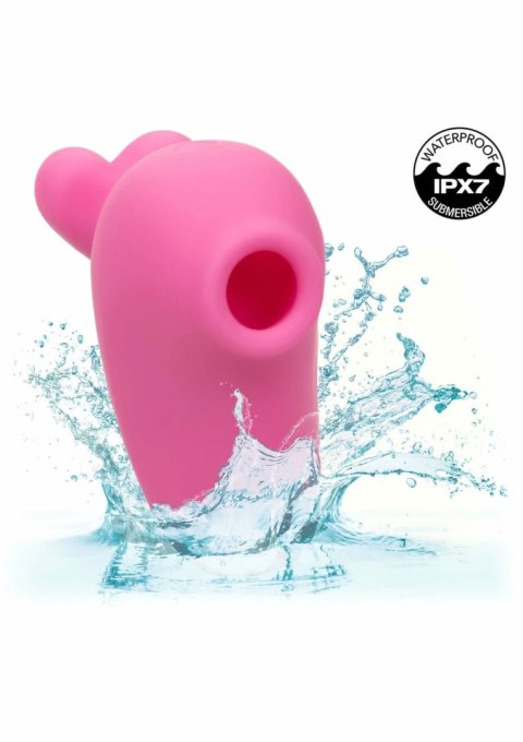 Suck & Play Massager - kompaktowy masażer silikonowy, 10 trybow, IPX7