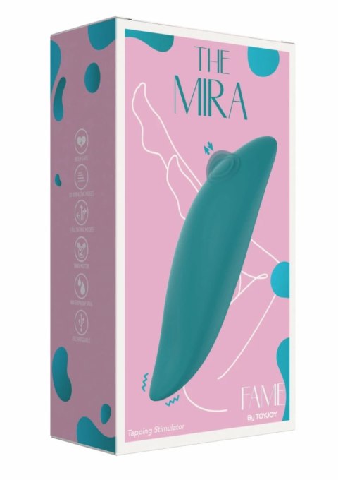TOYJOY Fame The Mira Tapping Stimulator silikonowy, 10 trybow, IPX6