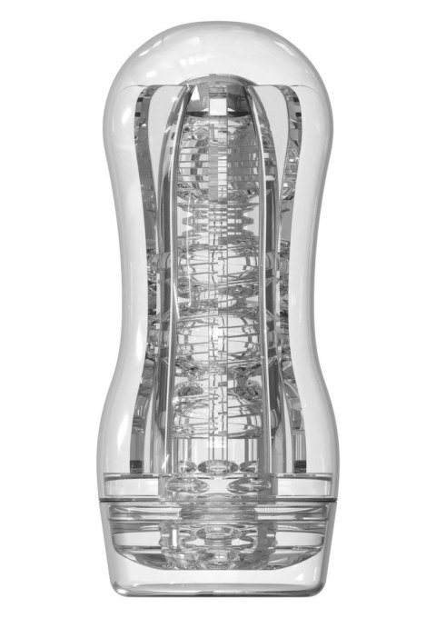 TOYJOY HERO Clear Wave - przezroczysta maszyna intymna z systemem prożniowym