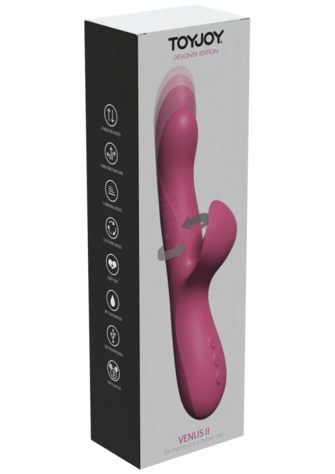 TOYJOY Venus II Vibrator - model z funkcją ruchu i rotacji, Designer Edition