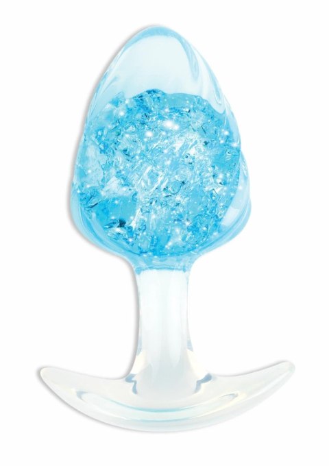 ToyJoy Crystal Butt Plug Large silikonowy z kryształową kulą 12,2 cm